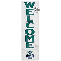 White UNC Wilmington Seahawks 10'' x 35'' Indoor/Outdoor Welcome Sign