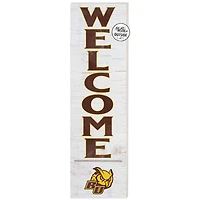 White Rowan Profs 10'' x 35'' Indoor/Outdoor Welcome Sign