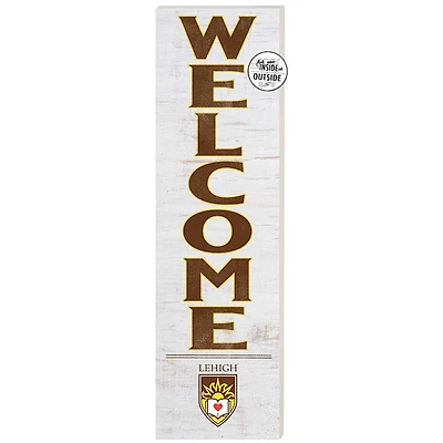 White Lehigh Mountain Hawks 10'' x 35'' Indoor/Outdoor Welcome Sign