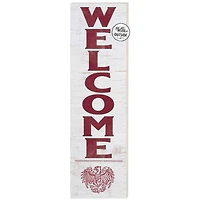 White UChicago Maroons 10'' x 35'' Indoor/Outdoor Welcome Sign