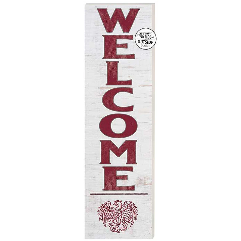 White UChicago Maroons 10'' x 35'' Indoor/Outdoor Welcome Sign