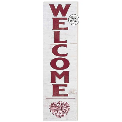 White UChicago Maroons 10'' x 35'' Indoor/Outdoor Welcome Sign