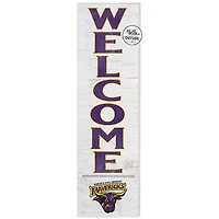 White Minnesota State Mavericks 10'' x 35'' Indoor/Outdoor Welcome Sign