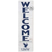 White University of Mary Washington Eagles 10'' x 35'' Indoor/Outdoor Welcome Sign