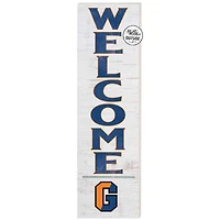 White Gettysburg Bullets 10'' x 35'' Indoor/Outdoor Welcome Sign