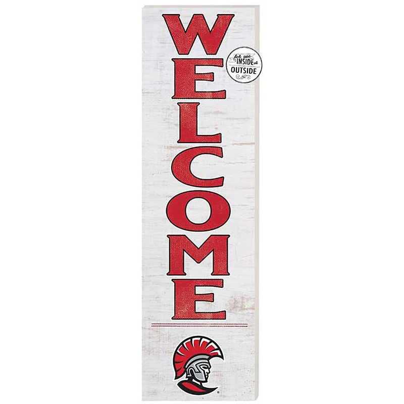 White University of Tampa Spartans 10'' x 35'' Indoor/Outdoor Welcome Sign