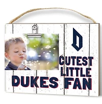 White Duquesne Dukes 8'' x 10'' Cutest Little Weathered Logo Clip Photo Frame