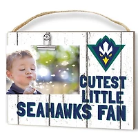 White UNC Wilmington Seahawks 8'' x 10'' Cutest Little Weathered Logo Clip Photo Frame
