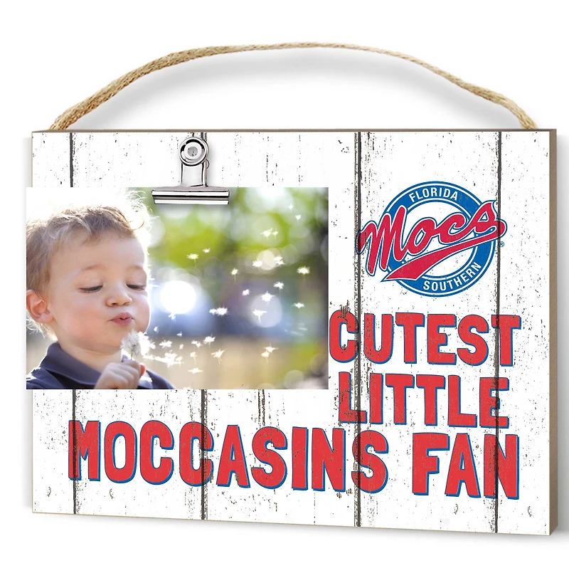 White Florida Southern Moccasins 8'' x 10'' Cutest Little Weathered Logo Clip Photo Frame