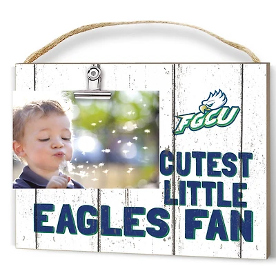 White Florida Gulf Coast Eagles 8'' x 10'' Cutest Little Weathered Logo Clip Photo Frame