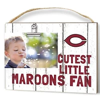 White UChicago Maroons 8'' x 10'' Cutest Little Weathered Logo Clip Photo Frame