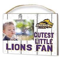 White Emerson College Lions 8'' x 10'' Cutest Little Weathered Logo Clip Photo Frame