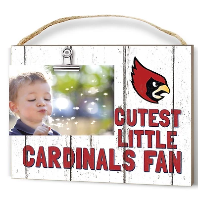 White Catholic University Cardinals 8'' x 10'' Cutest Little Weathered Logo Clip Photo Frame
