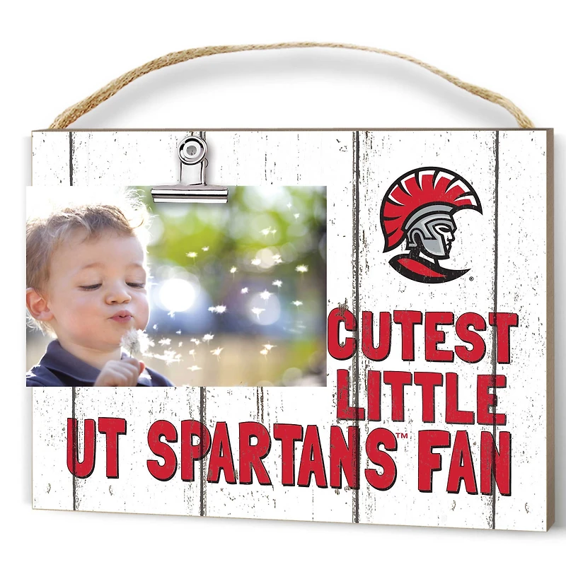 White University of Tampa Spartans 8'' x 10'' Cutest Little Weathered Logo Clip Photo Frame