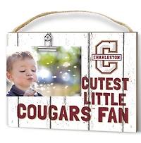 White Charleston Cougars 8'' x 10'' Cutest Little Weathered Logo Clip Photo Frame