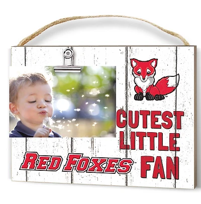 White Marist Red Foxes 8'' x 10'' Cutest Little Weathered Logo Clip Photo Frame