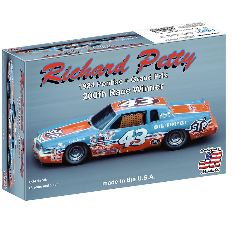 Richard Petty 1984 200th Win Pontiac Grand Prix 1:24 Unassembled Model Car Kit