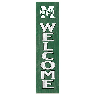 Manhattan Jaspers 12'' x 48'' Welcome Outdoor Leaner