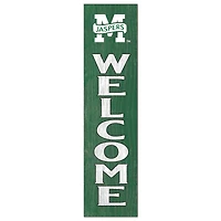 Manhattan Jaspers 12'' x 48'' Welcome Outdoor Leaner