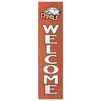 Ohio Northern Polar Bears 12'' x 48'' Welcome Outdoor Leaner