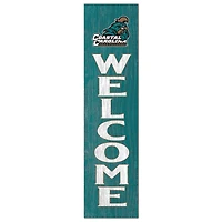 Coastal Carolina Chanticleers 12'' x 48'' Welcome Outdoor Leaner