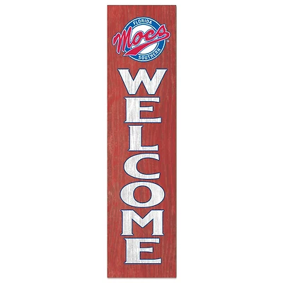 Florida Southern Moccasins 12'' x 48'' Welcome Outdoor Leaner