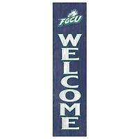 Florida Gulf Coast Eagles 12'' x 48'' Welcome Outdoor Leaner