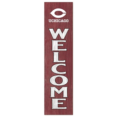 UChicago Maroons 12'' x 48'' Welcome Outdoor Leaner