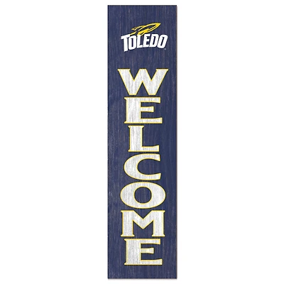 Toledo Rockets 12'' x 48'' Welcome Outdoor Leaner
