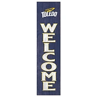 Toledo Rockets 12'' x 48'' Welcome Outdoor Leaner
