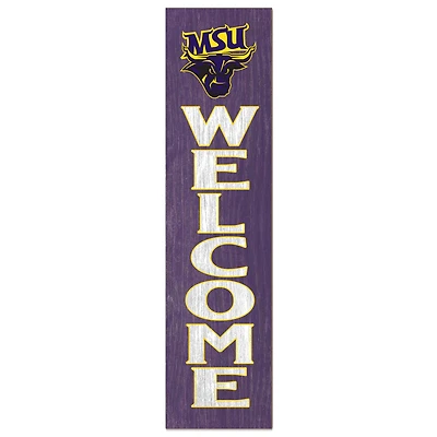 Minnesota State Mavericks 12'' x 48'' Welcome Outdoor Leaner