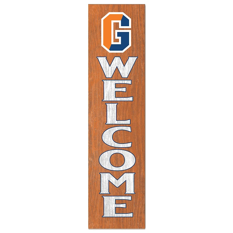 Gettysburg Bullets 12'' x 48'' Welcome Outdoor Leaner