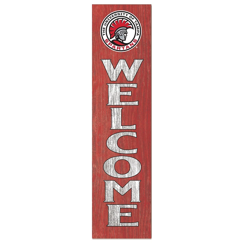 University of Tampa Spartans 12'' x 48'' Welcome Outdoor Leaner