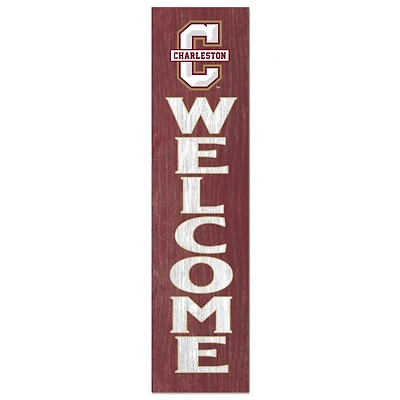Charleston Cougars 12'' x 48'' Welcome Outdoor Leaner