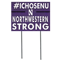 Northwestern Wildcats 18'' x 24'' I Chose Lawn Sign