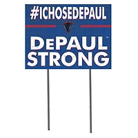 DePaul Blue Demons 18'' x 24'' I Chose Lawn Sign