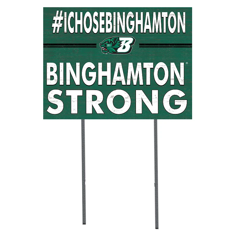 Binghamton Bearcats 18'' x 24'' I Chose Lawn Sign