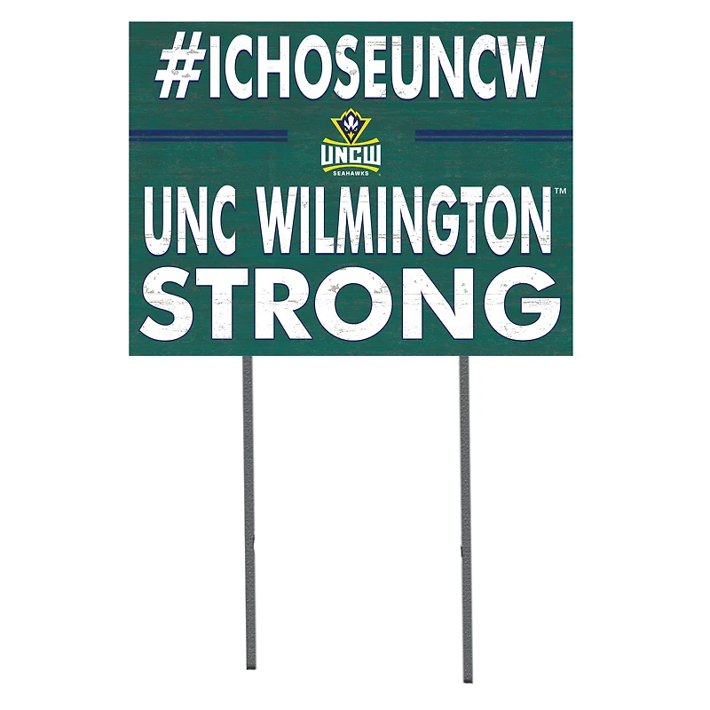 UNC Wilmington Seahawks 18'' x 24'' I Chose Lawn Sign