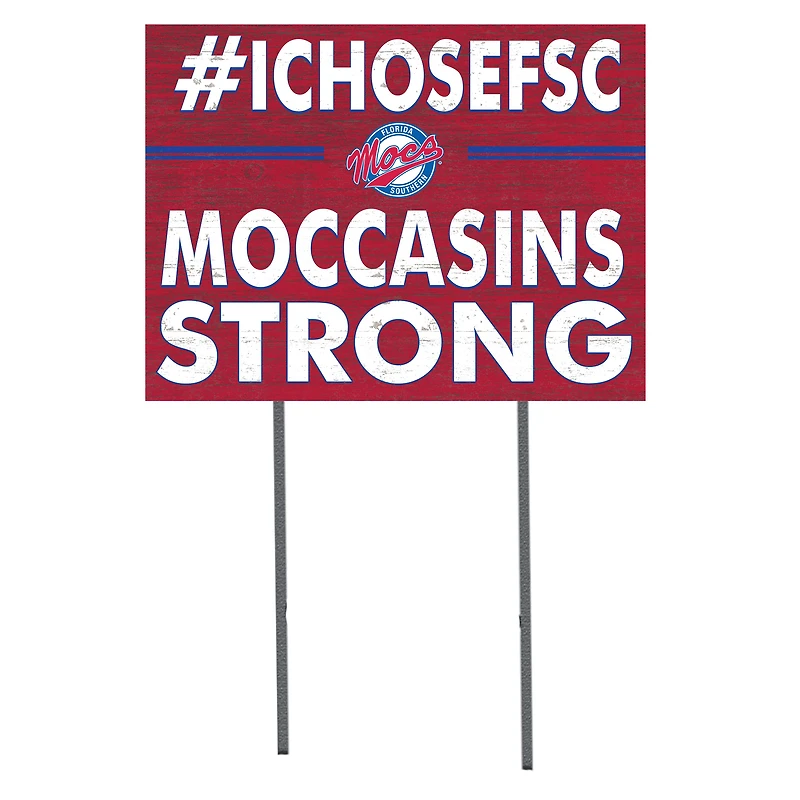 Florida Southern Moccasins 18'' x 24'' I Chose Lawn Sign