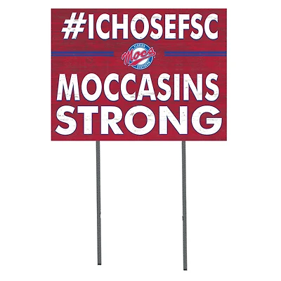 Florida Southern Moccasins 18'' x 24'' I Chose Lawn Sign