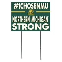 Northern Michigan Wildcats 18'' x 24'' I Chose Lawn Sign