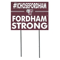 Fordham Rams 18'' x 24'' I Chose Lawn Sign