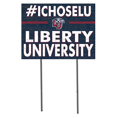 Liberty Flames 18'' x 24'' I Chose Lawn Sign