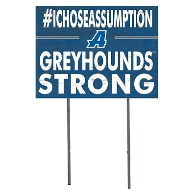 Assumption Greyhounds 18'' x 24'' I Chose Lawn Sign