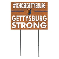 Gettysburg Bullets 18'' x 24'' I Chose Lawn Sign
