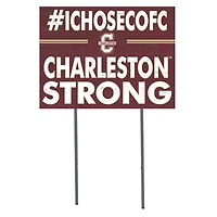 Charleston Cougars 18'' x 24'' I Chose Lawn Sign