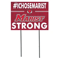Marist Red Foxes 18'' x 24'' I Chose Lawn Sign