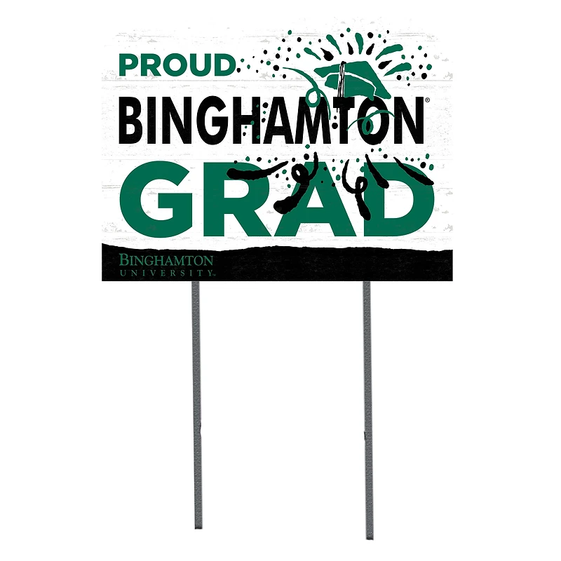 Binghamton Bearcats 18'' x 24'' Grad Yard Sign