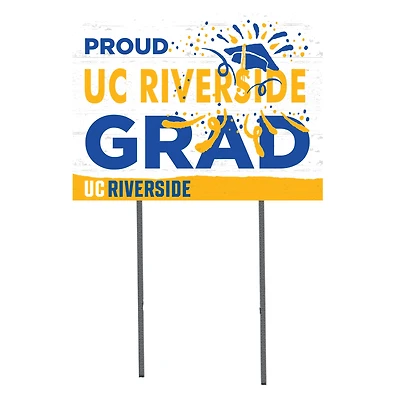 UC Riverside Highlanders 18'' x 24'' Grad Yard Sign