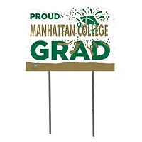 Manhattan Jaspers 18'' x 24'' Grad Yard Sign